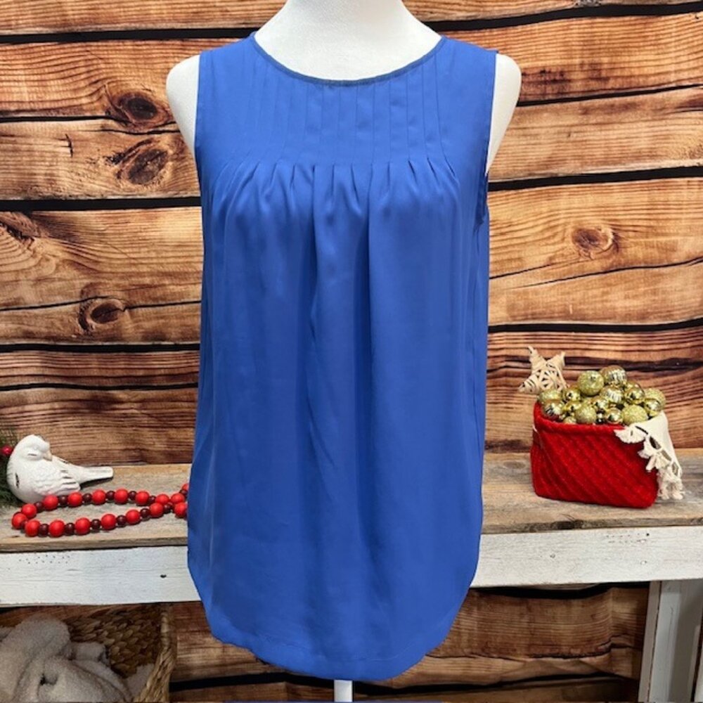 Ann Taylor Loft Womens Violet Polyester Sleeveless Blouse Size XS‎